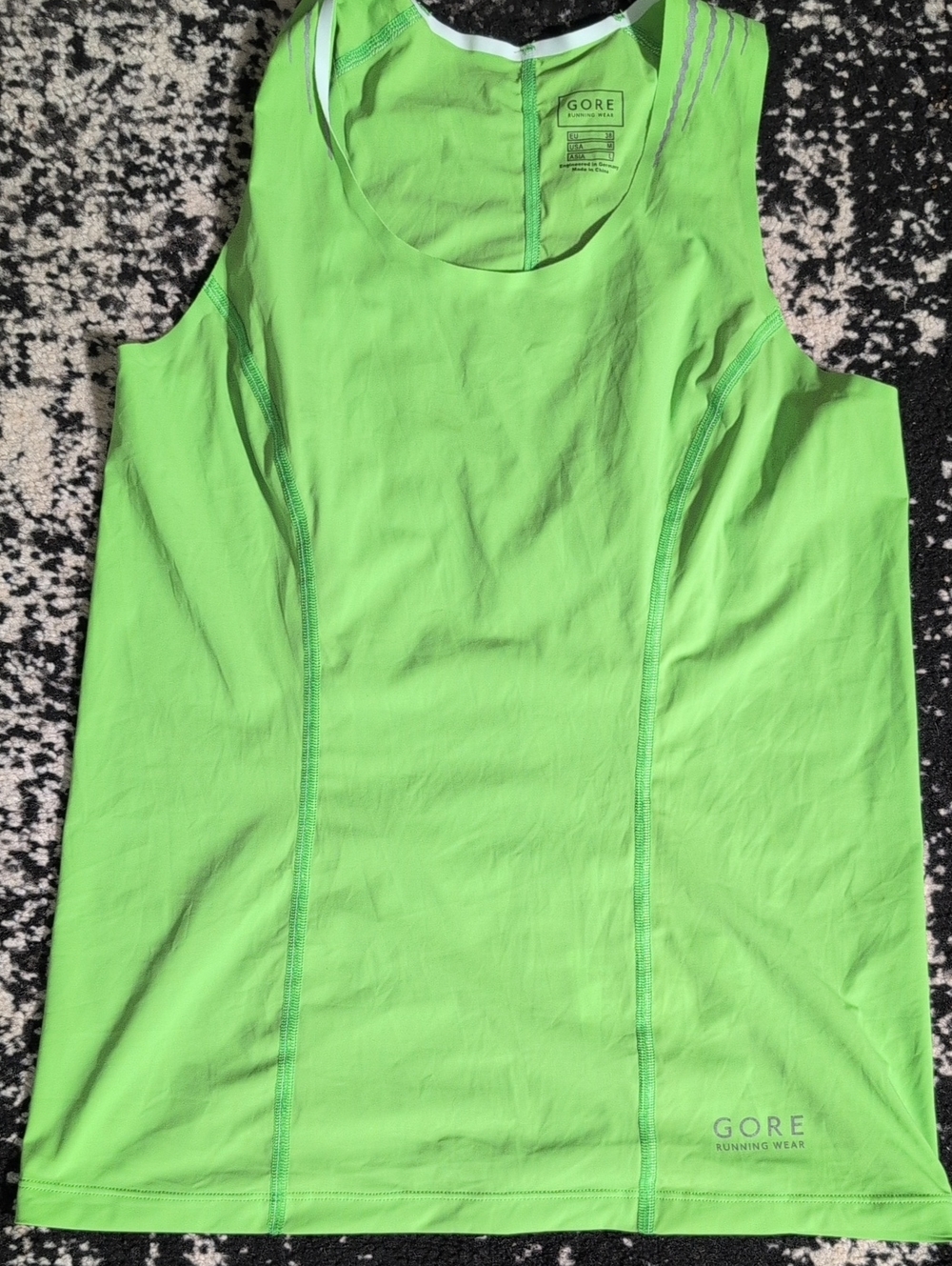 Gore Running Wear Women’s Neon Green Performance Tank